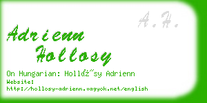 adrienn hollosy business card